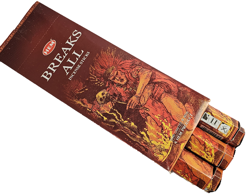 HEM BREAKS ALL INCENSE STICKS