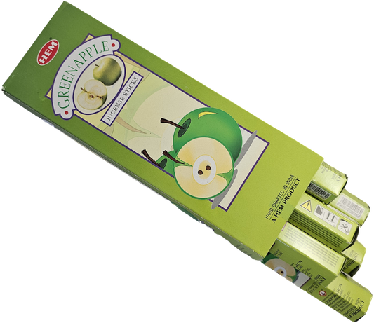 HEM GREEN APPLE INCENSE STICKS
