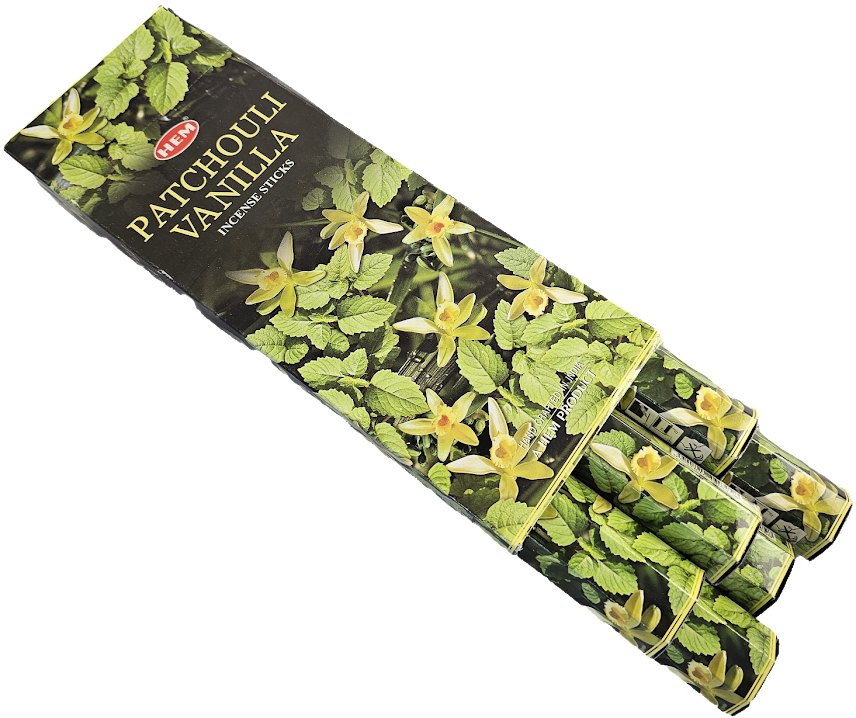 HEM PATCHOULI VANILLA INCENSE STICKS