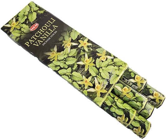 HEM PATCHOULI VANILLA INCENSE STICKS