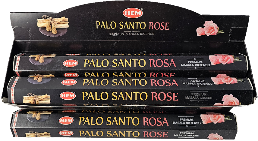 HEM PALO SANTO ROSE PREMIUM MASALA INCENSE