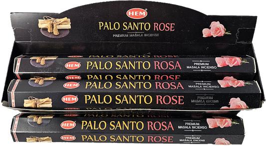 HEM PALO SANTO ROSE PREMIUM MASALA INCENSE