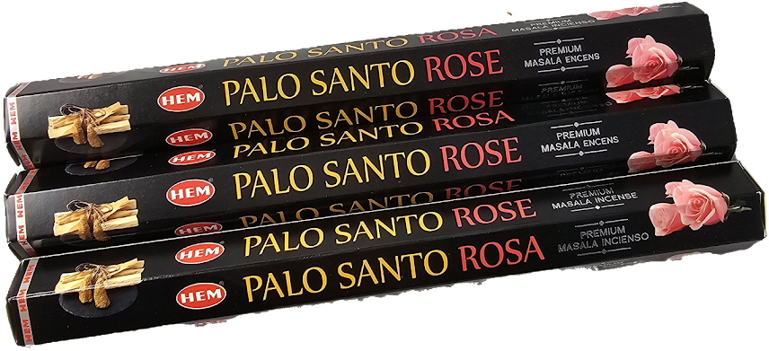 HEM PALO SANTO ROSE PREMIUM MASALA INCENSE